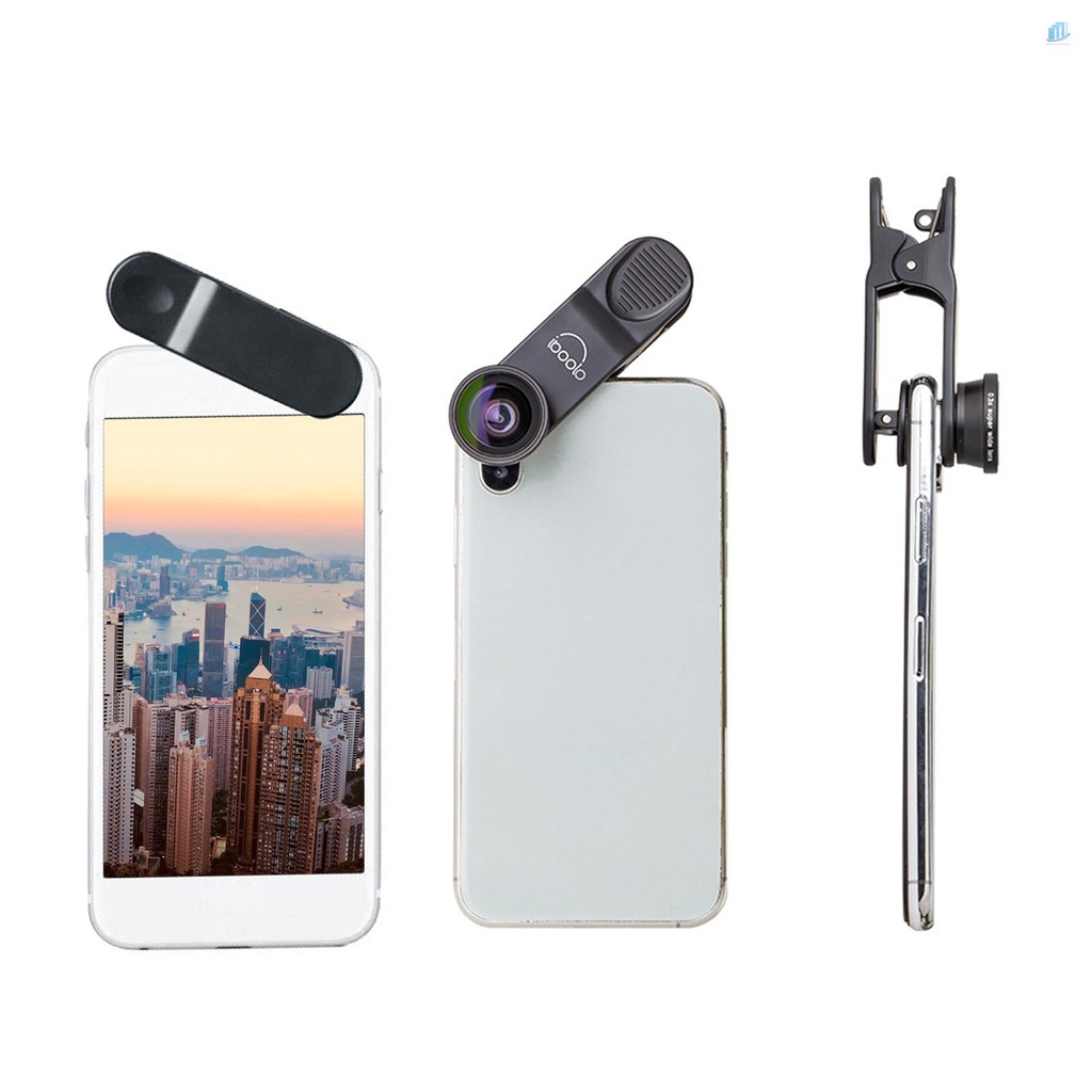 Ống Kính Siêu Sáng HD 0.3X Chuyên Nghiệp Không Góc Nhìn Tối Cho Điện Thoại Thông Minh