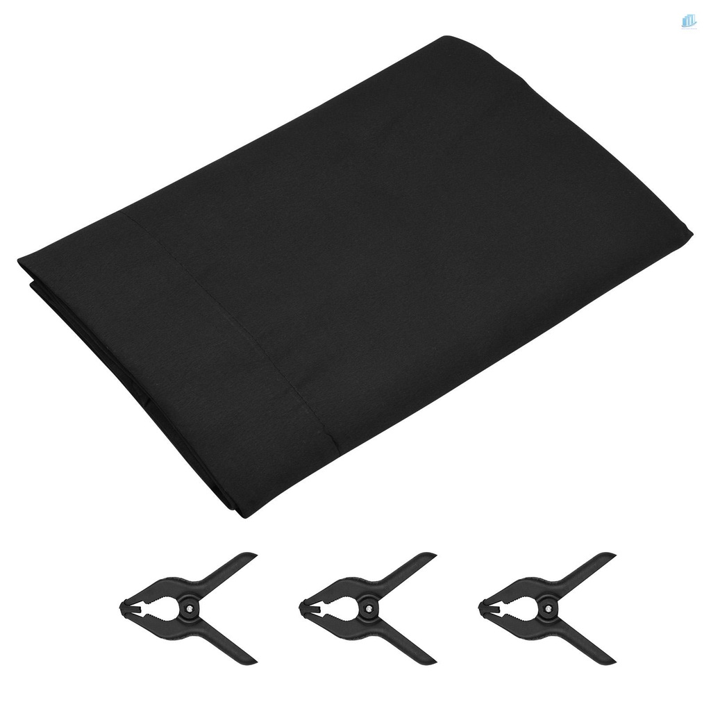 Tấm Phông Nền Chụp Ảnh Chân Dung Andoer 2 * 3M / 7 * 10 feet Bằng Chất Liệu Polyester Bền Có Thể Giặt Được Kèm 3 B