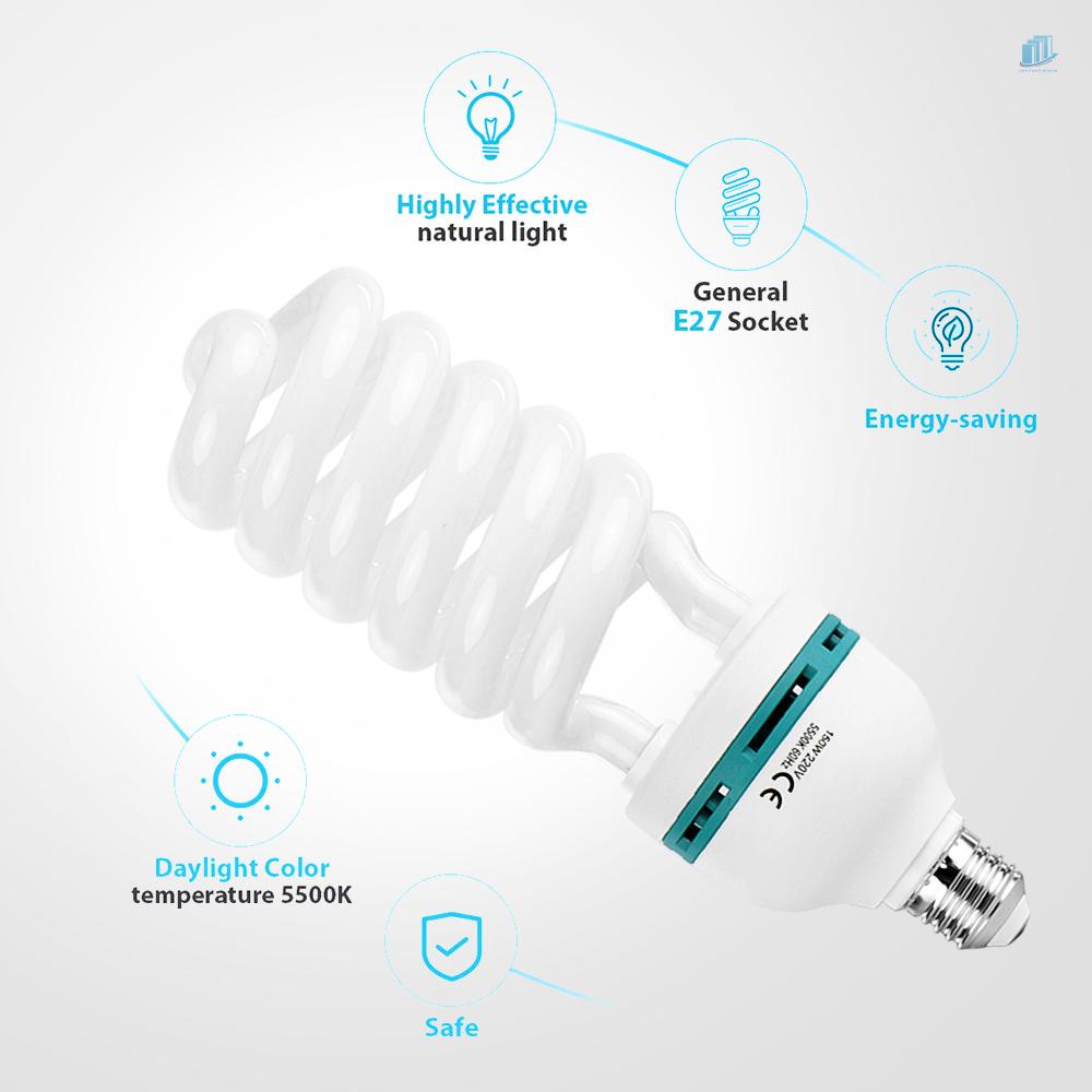 ANDOER Set 1 / 150W 5500K Đèn Chụp Ảnh Chuyên Nghiệp 50 * 70cm * 1 / 150W 5500K * 2 / 2M * 1 / Túi Đựng