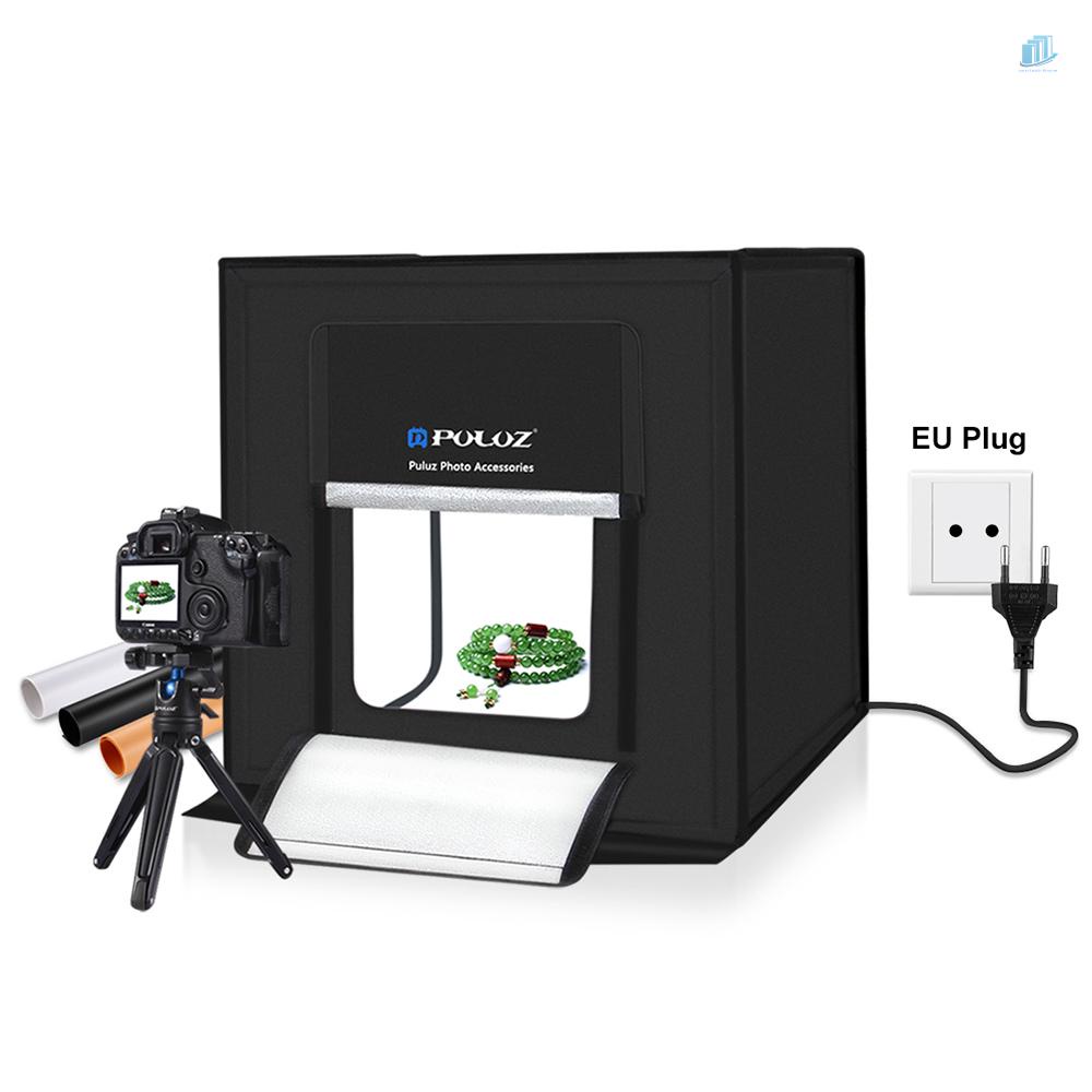 Hộp Chụp Ảnh Chuyên Nghiệp Gấp Gọn Có Đèn LED 64 Bóng 16 inch 40cm