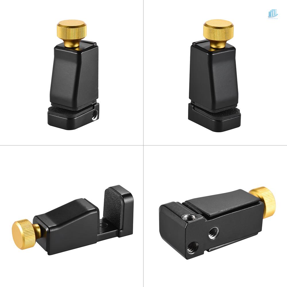 Bộ Chuyển Đổi Gậy Ba Chân Mini LC-12 Điều Chỉnh Được Bằng Kim Loại Với 3 Lỗ Vít 1 / 4 &quot;Cho iPhone Samsung Huawei Xiaomi