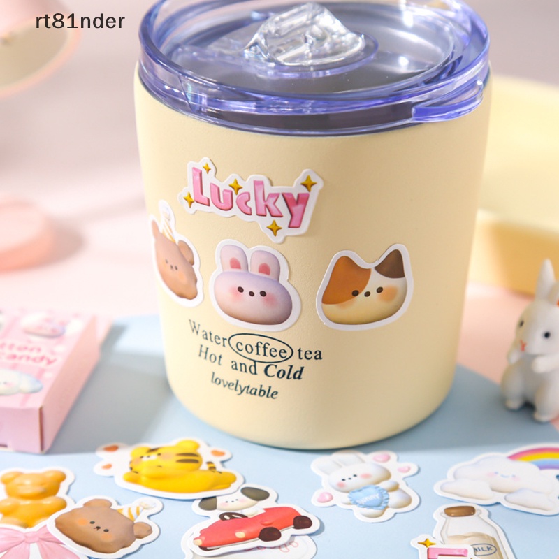 Rt Bộ 50 Nhãn Dán Hình Động Vật Marshmallow Trang Trí Sổ Tay Nhật Ký Album Điện Thoại Sổ Kế Hoạch