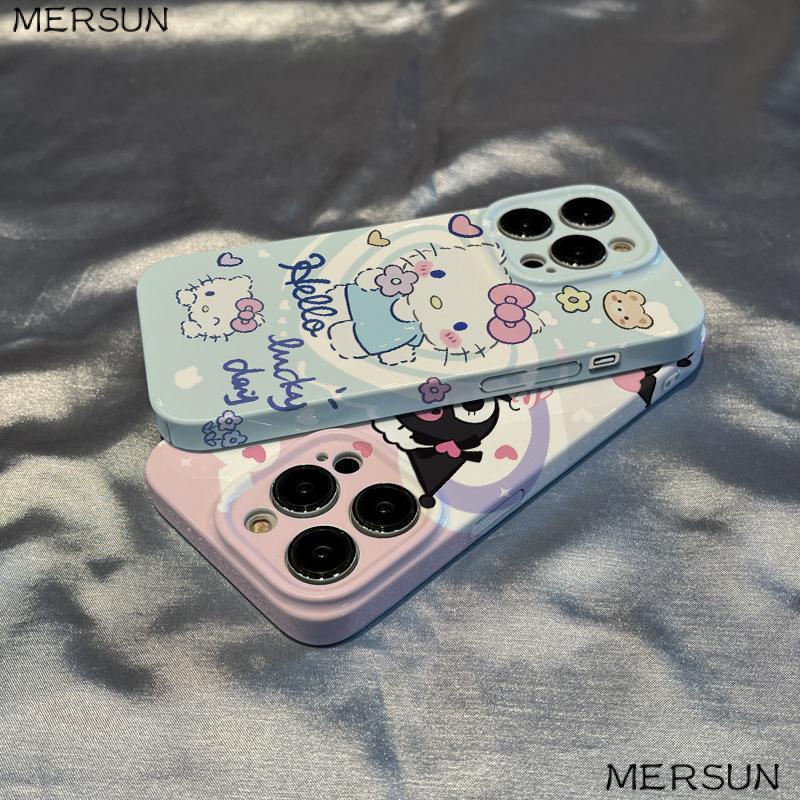 Ốp Điện Thoại Cứng Họa Tiết Hello Kitty / Chữ Tiếng Anh Dễ Thương Cho Iphone 14pro8 / 11 Iphone13 xsmaxx12
