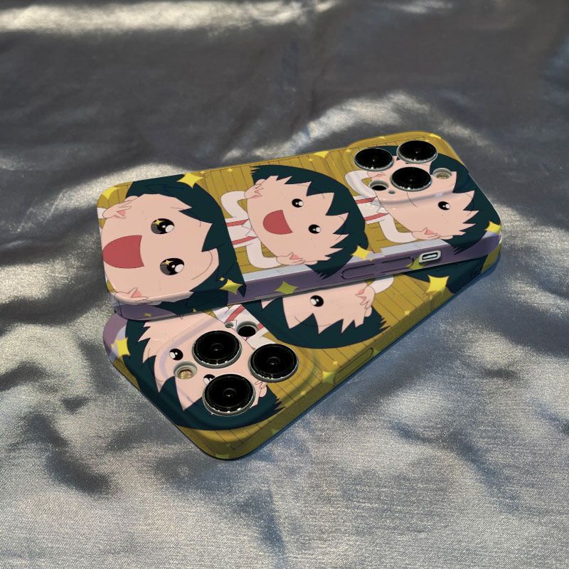 Ốp Điện Thoại Cứng Họa Tiết Hoạt Hình Maruko Dễ Thương Cho Iphone 14 xsmax / 8 xr 7iPhone13pro 5MWH