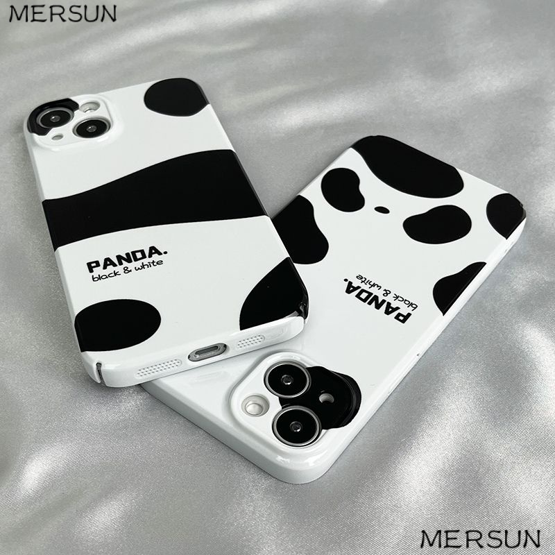 Ốp Điện Thoại Cứng Họa Tiết Gấu Trúc Bảo Vệ Toàn Diện Cho Iphone 7 14Xs 8 xriPhone1211 13p FTX8