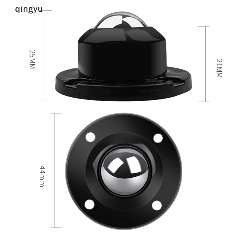 Bánh Xe Ròng Rọc Xoay 360 Độ Mini Bằng Thép Không Gỉ Tự Dính Thông Dụng Cho Đồ Nội Thất