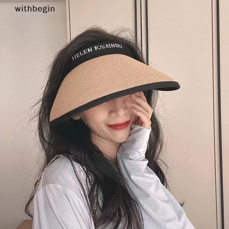 1 Nón Cối Rộng Vành Chống Tia UV Thời Trang Đi Biển Mùa Hè Mới Cho Nữ