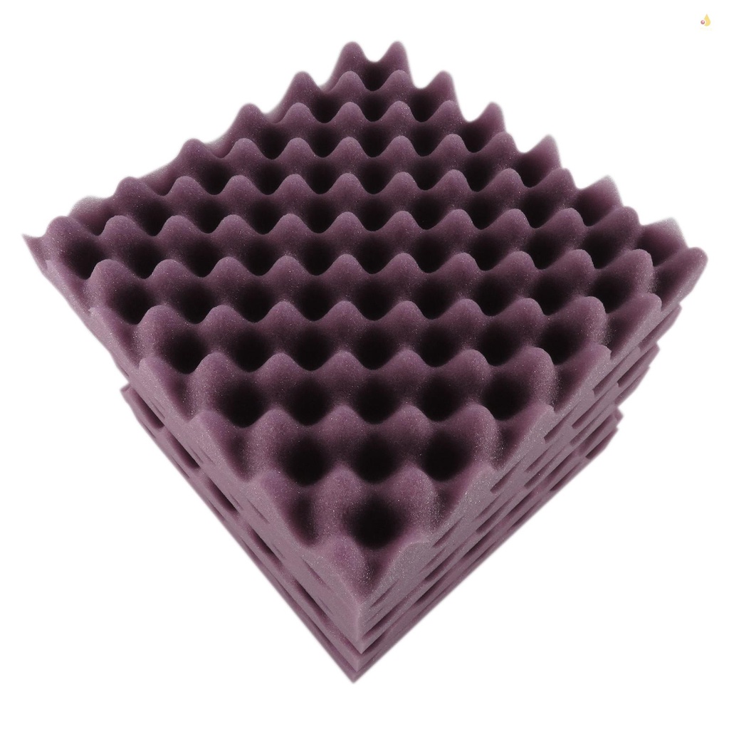 Set 12 Đệm Xốp Cách Âm Hình Quả Trứng 30 * 30 * 5cm Đa Ứng Dụng