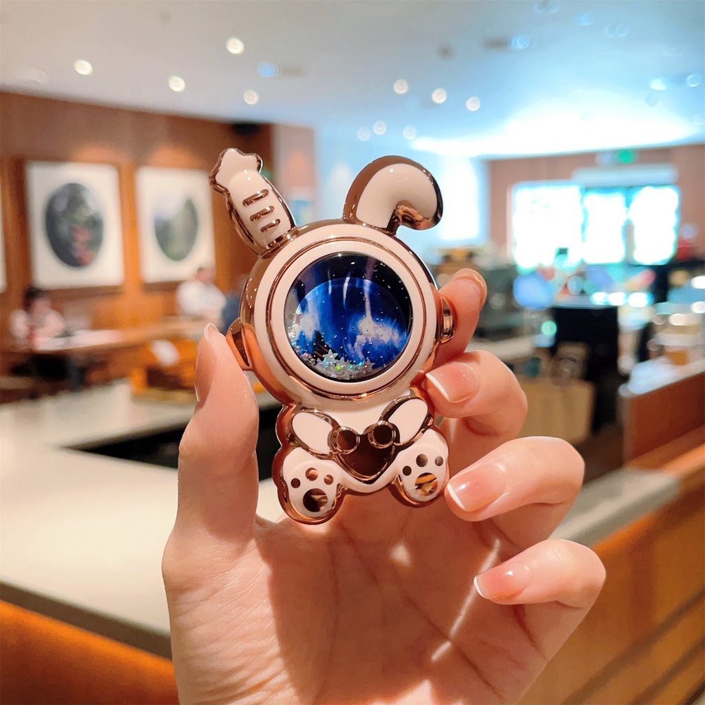 Ốp Điện Thoại Họa Tiết Chú Thỏ Có Túi Khí &amp; Trái Tim Kèm Giá Đỡ Nhẫn Cho iphone