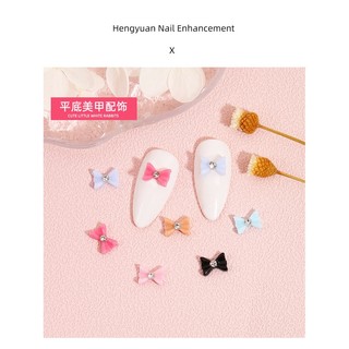Phụ Kiện Nơ Đính Đá Trang Trí Móng Tay Diy