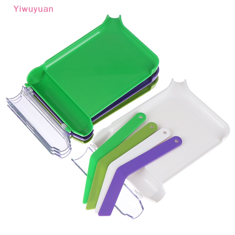 < Yiwuyuan > 1 Khay Đựng Thuốc Có Thìa Đếm Tay Phải Mới