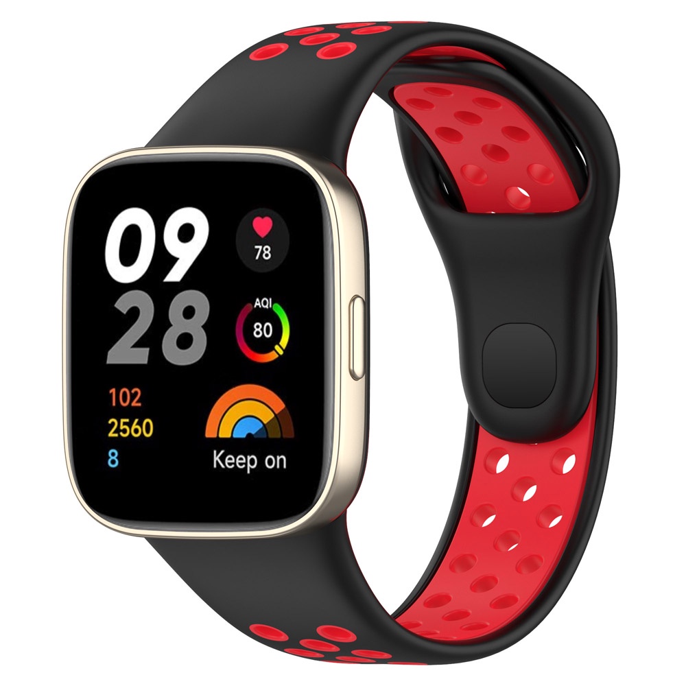 Dây Đeo Thay Thế Bằng Silicon Thoáng Khí Hai Tông Màu Cho Xiaomi Redmi Watch 3 / Redmi Smart Watch3