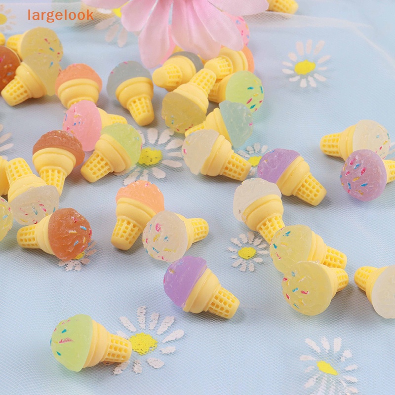 Set 10 Kẹp Tóc Hình Que Kem Bằng Nhựa Phát Quang Độc Đáo