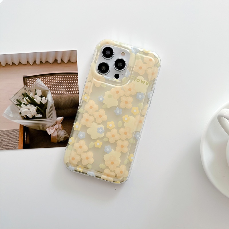 Ốp Điện Thoại Túi Khí Chống Sốc In Hoa Nhỏ Cho iphone14promax / 13 / 12 / 11 / XR / XS / X / XSMAX / 6 / 6SPLUS / 7 / 8PLUS