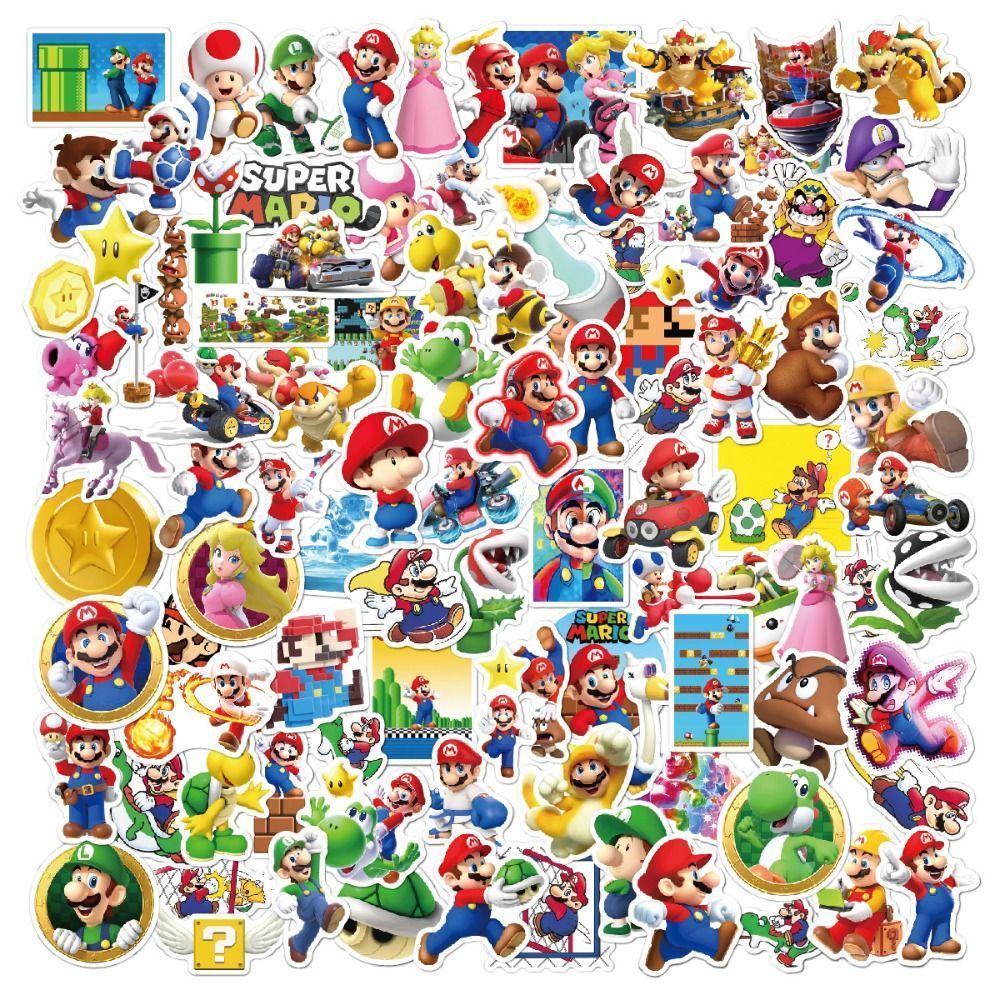 Miếng Dán Trang Trí Laptop / Đồ Chơi Thủ Công Hình Super Mario Bros
