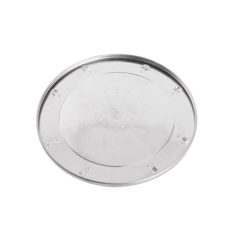 Set 4 Vỉ Nướng Tròn Bằng Thép Không Gỉ Có Thể Gấp Gọn Tiện Dụng