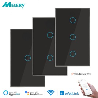 Google công tắc đèn gắn tường thông minh ewelink kết nối bluetooth điều khiển bằng giọng nói tiện dụng