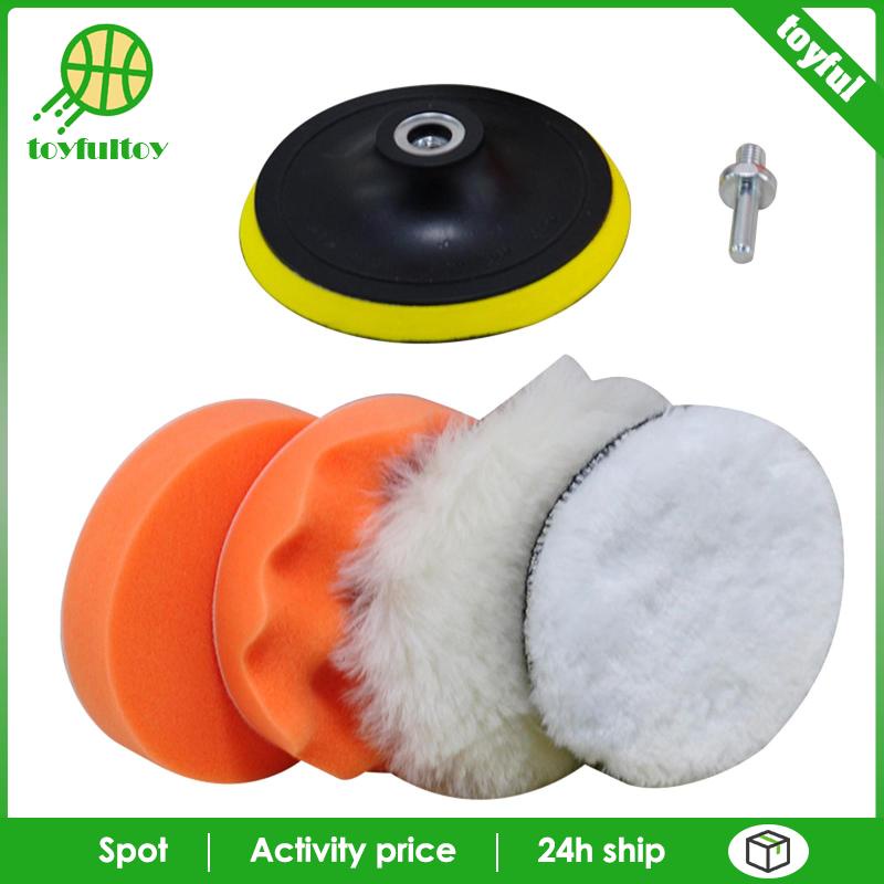 Bộ 6 Miếng Đệm Đánh Bóng Xe Hơi Đa Năng