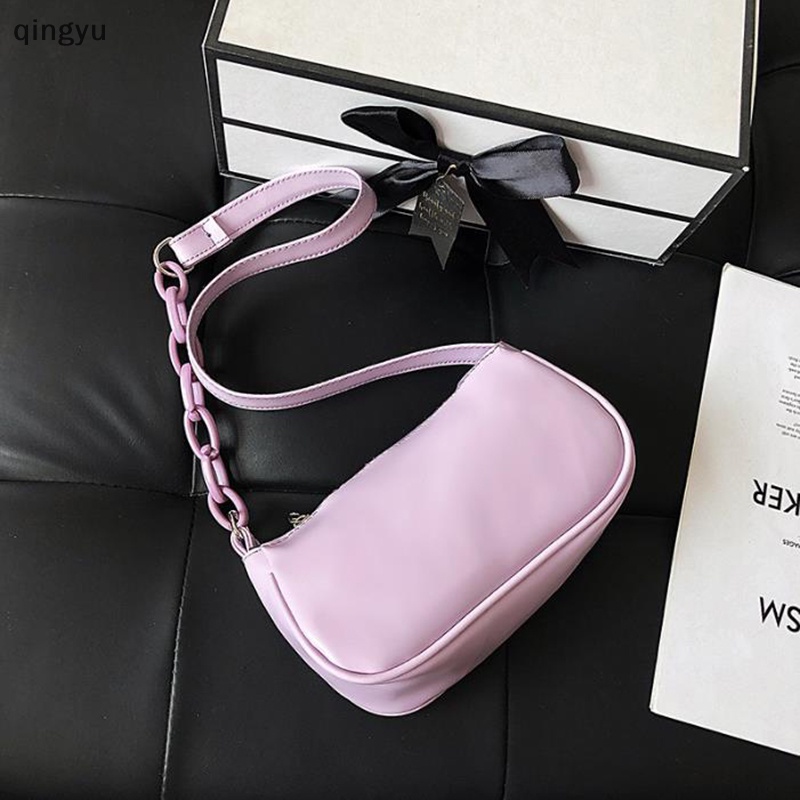 Qingyu Túi Xách Tote Đeo Vai Họa Tiết Cổ Điển Thanh Lịch Thời Trang Cho Nữ