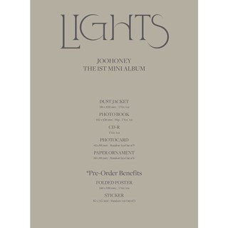 JOOHONEY (MONSTA X) - 1st mini album [LIGHTS]