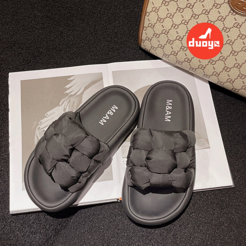 Duoya Giày Sandal Vải Dệt Đế Dày Thoáng Khí Thời Trang Hàn Quốc