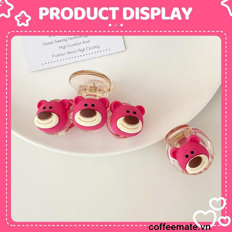 ⚡Kẹp Tóc Cá Mập Hình Gấu Hồng Hoạt Hình Xinh Xắn Dễ Thương Cho Bé