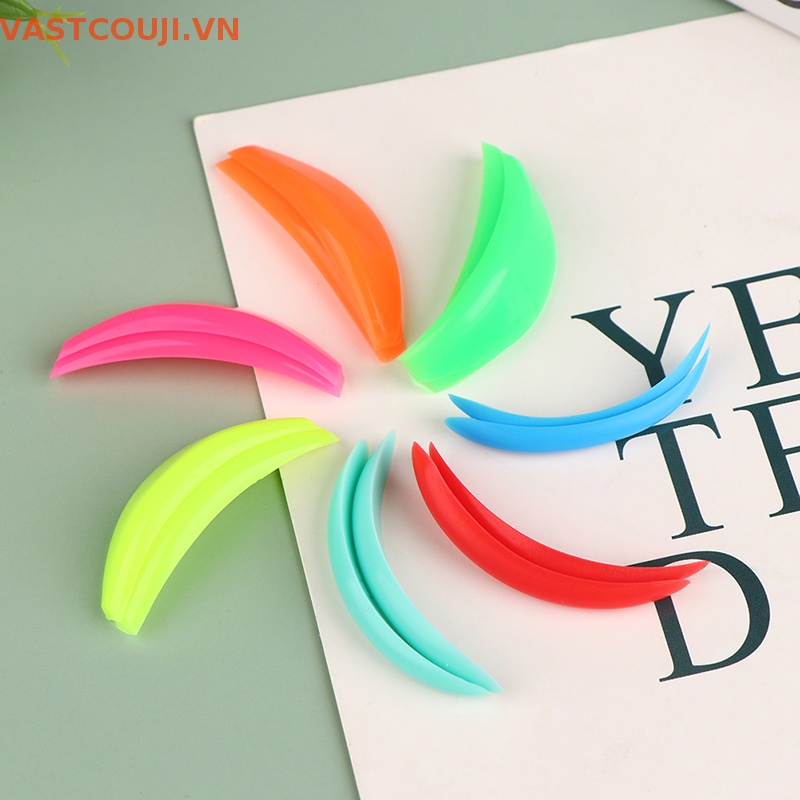 Bộ 7 Cặp Đệm Silicone Hỗ Trợ Uốn Cong Lông Mi Có Thể Tái Sử Dụng