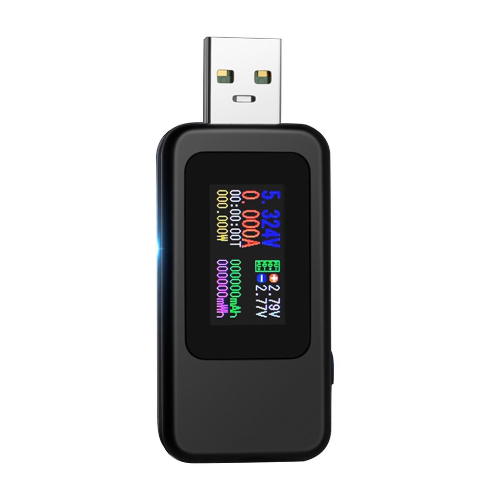 USB Tester Current 4-30V Voltage Meter Timing Ammeter Digital Power Indicator