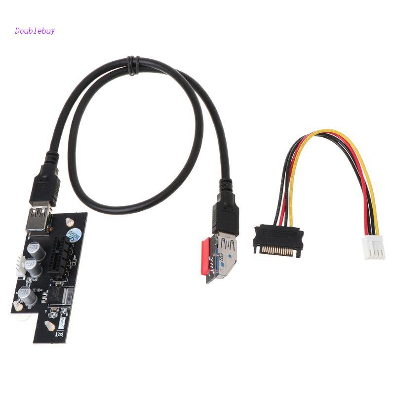 1 Cáp Mở Rộng PCI-E 1X Sang 1X / 4x / 8x / 16x