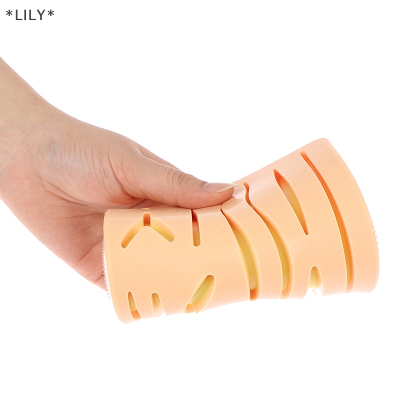 LILY Da y tế khâu thực hành Silicone Pad vết thương mô phỏng phẫu thuật Đào Tạo uuu