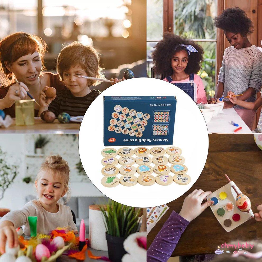 [Trong kho] Đồ chơi giáo dục cho trẻ em Tìm trò tương tự Rèn luyện khả năng tập trung bằng gỗ Rừng động vật [P/10]