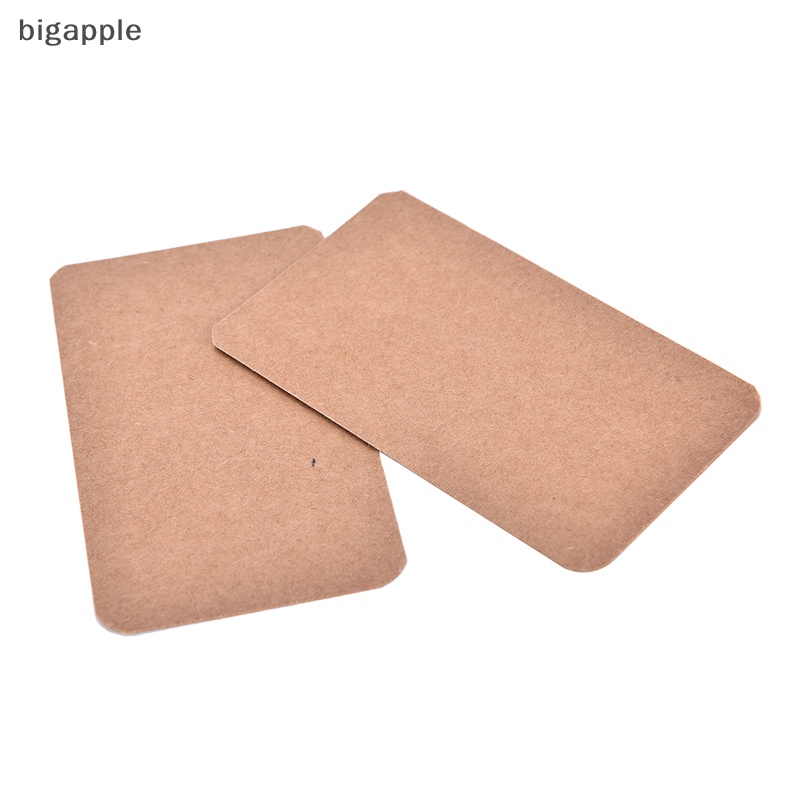 Set 100 Thẻ Tên 90X53Mm Bằng Gỗ Trơn Tiện Dụng