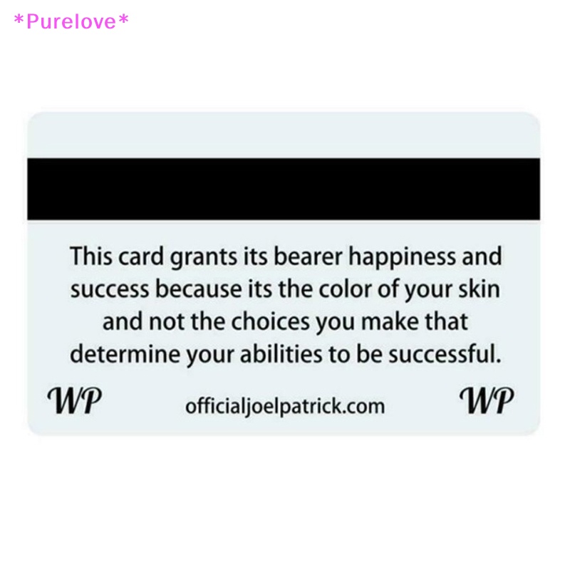 1 Bộ Sưu Tập Thẻ Tín Dụng Màu Trắng In Chữ Trumps Độc Đáo Mới