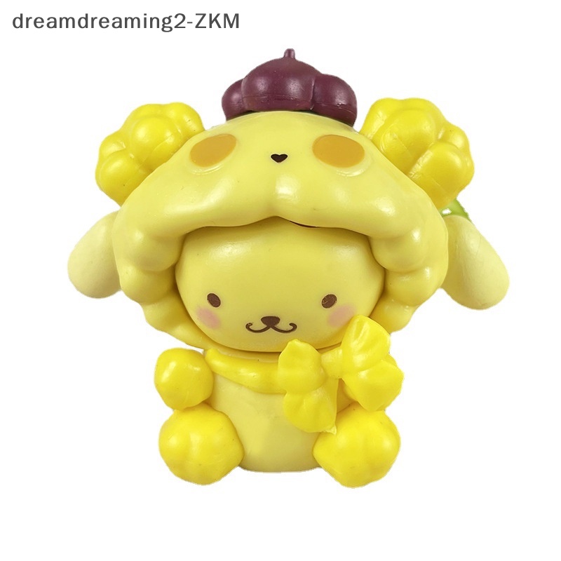 [Dreaming] Bộ 6 Mô Hình Nhân Vật Cinnamoroll Kuromi KT Mini Bằng Pvc