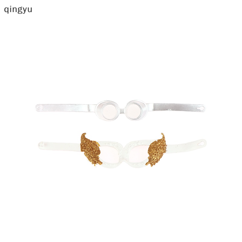 Mặt Nạ Búp Bê qingyu Mini Có Lông Vũ Dùng Trang Trí Tiệc Hóa Trang