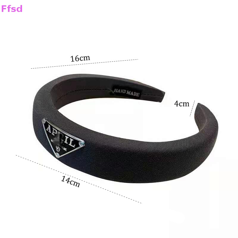 {Ffsd} Băng Đô Bản Rộng Dày Hình Tam Giác Thắt Nơ Đa Năng * Bán Chạy