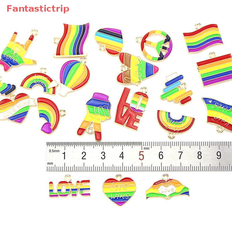 Set 20 Mặt Dây Chuyền / Bông Tai / Vòng Tay DIY Hình Trái Tim / Giọt Nước Mưa Độc Đáo Mới