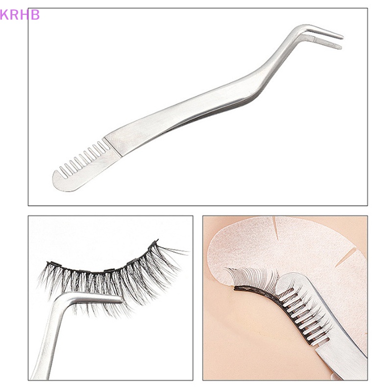 Nhíp Gắp Lông Mi Giả Kèm Lược Tiện Dụng Mới