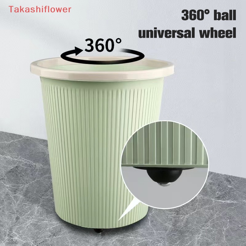 Bánh Xe Ròng Rọc Xoay 360 Độ Tự Dính Bằng Inox Chuyên Dụng Cho Thùng Rác Nội Thất