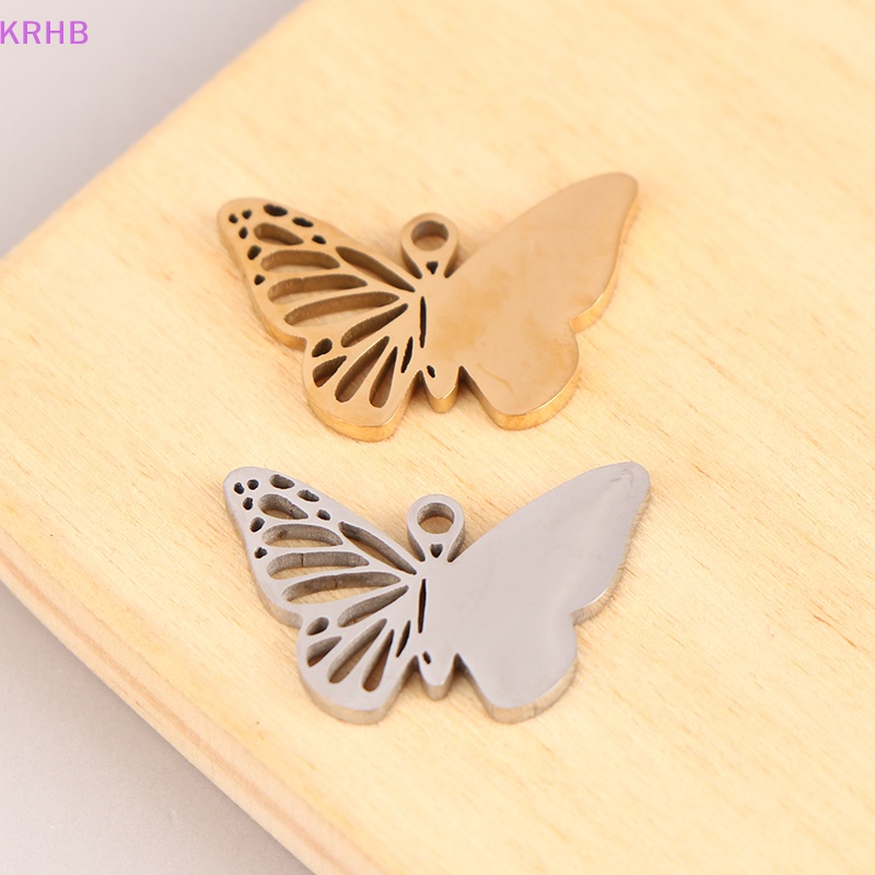 Dây Chuyền Mặt Hình Bướm Bằng Thép Không Gỉ Thời Trang Dành Cho Nữ Mới