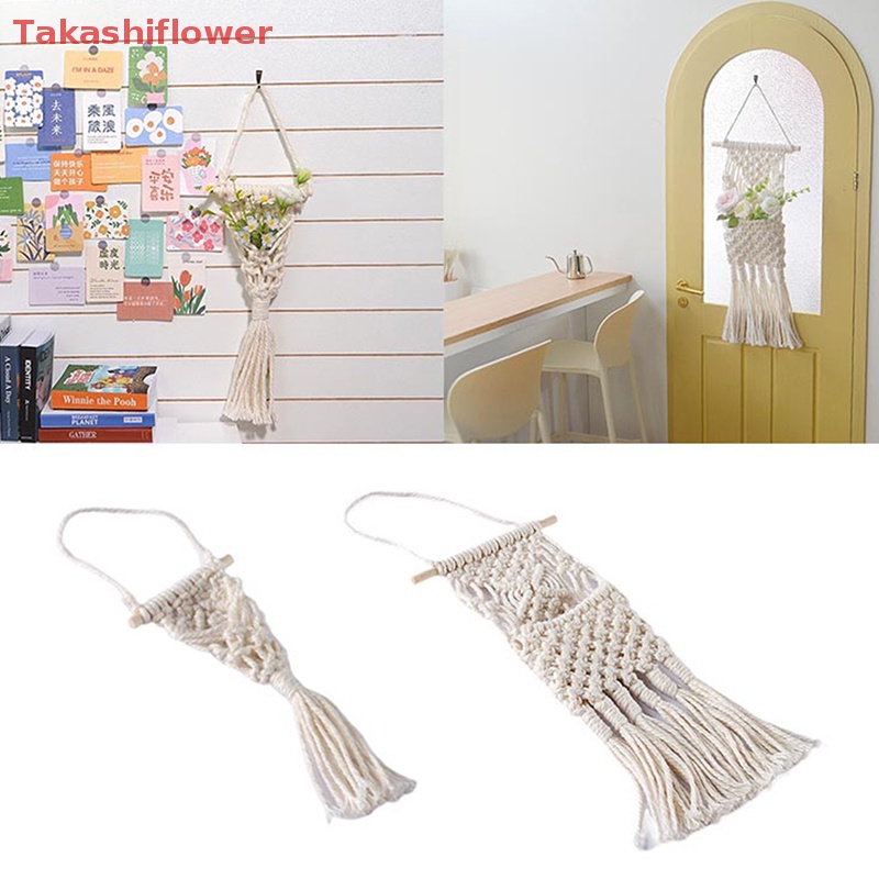 Thảm Dệt Màu Trắng Treo Tường Trang Trí Nhà Búp Bê