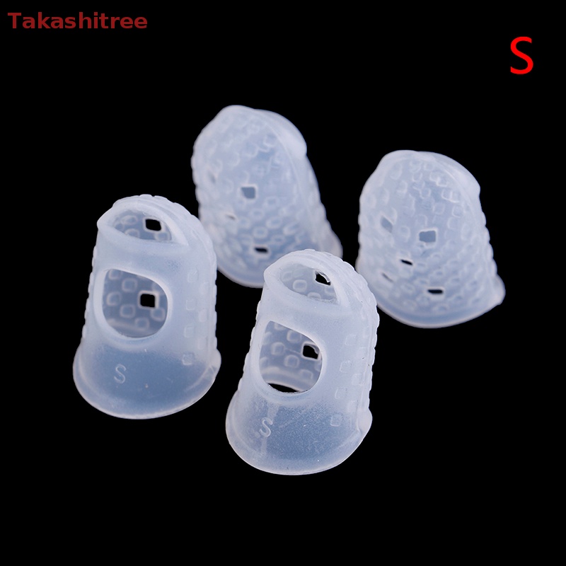 Bộ 4 Miếng Bọc Ngón Tay silicone Bảo Vệ Ngón Tay Khi Chơi Đàn guitar bass