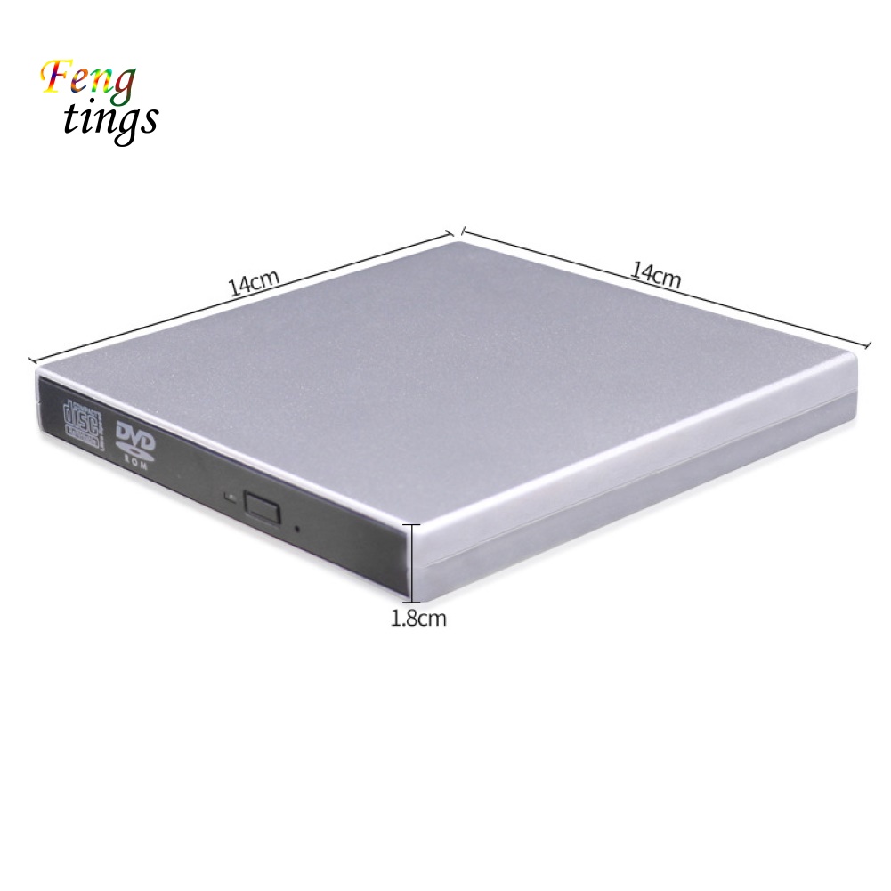 Ổ Đĩa CD VCD DVD Gắn Ngoài Kết Nối USB Cho Máy Tính