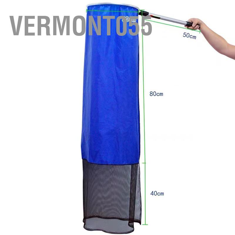Vermont055 Lưới Đánh Cá Bán Thấm Mềm Vải Nylon Chống Trượt Nhôm Tay Cầm Chuyển Cho Koi Rồng