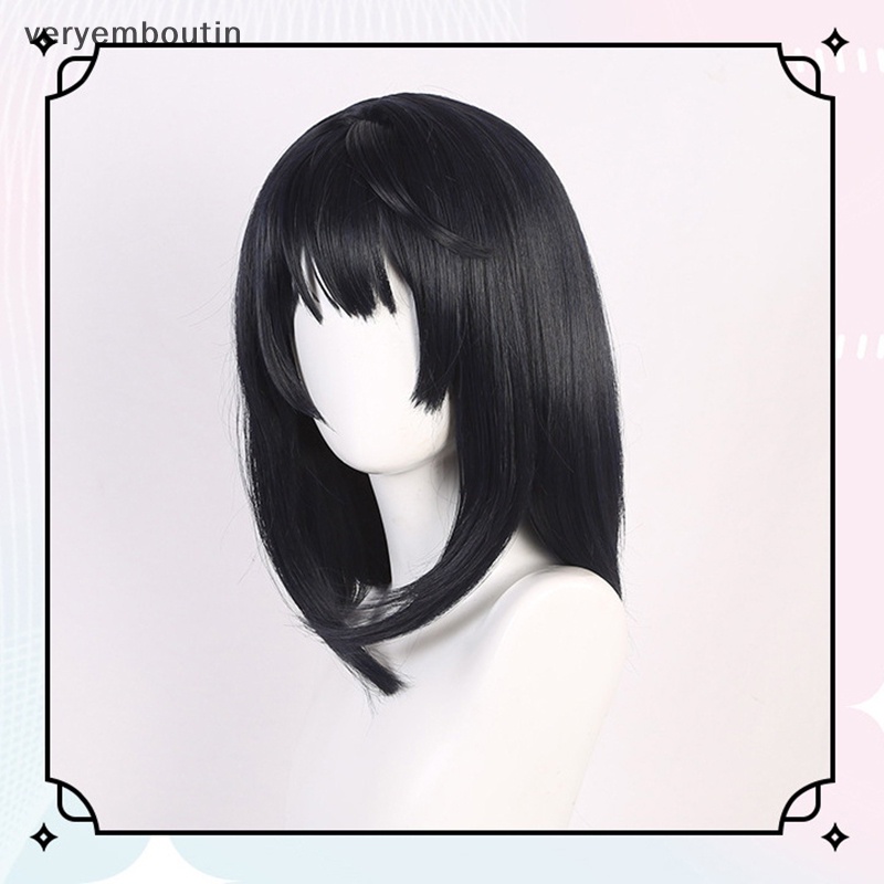 Tóc Giả Màu Đen 55cm Hóa Trang Nhân Vật Phim Hoạt Hình Tojimari Suzume