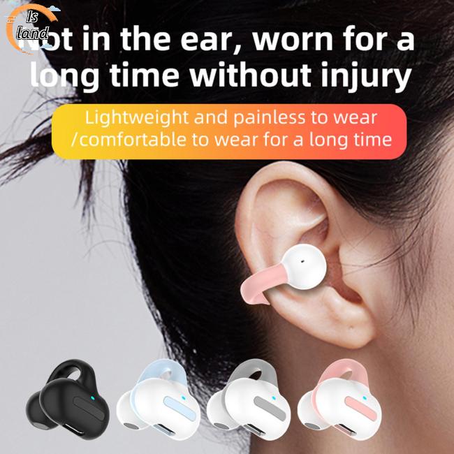 [IS] Tai Nghe Bluetooth M-s8 Kẹp Tai Không Dây Cảm Ứng Thông Minh Phong Cách Doanh Nhân