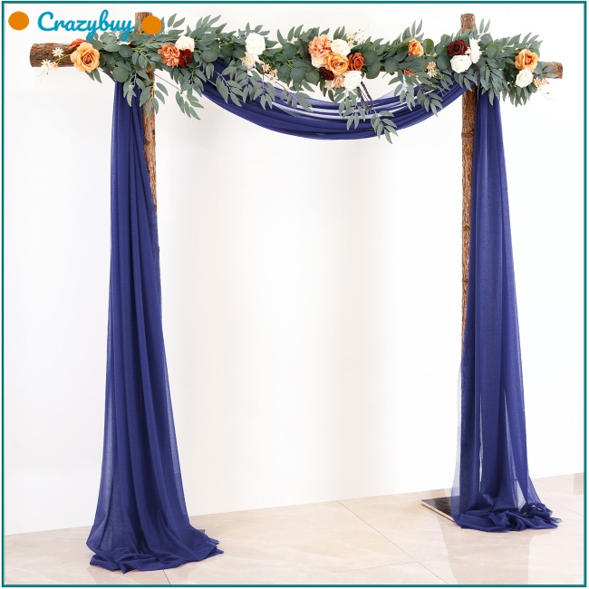 Cr Rèm Cửa Co Giãn Dày 2ftx18ft Dùng Làm Phông Nền Chụp Ảnh Cưới / Tiệc Tùng
