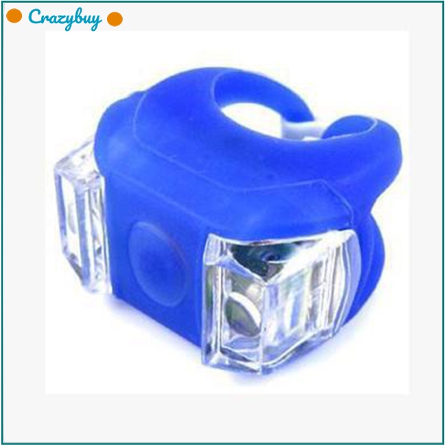 Cr Đèn Led Cảnh Báo Hai Mắt Thế Hệ 6 Bằng Silicon Trang Trí Cho Xe Đạp