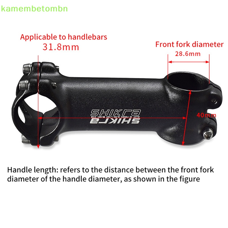 Pô Tăng Xe Đạp Leo Núi Kamembbn 31.8mm 7 Độ 45 55 65 70 80 90 100 110mm Siêu Nhẹ