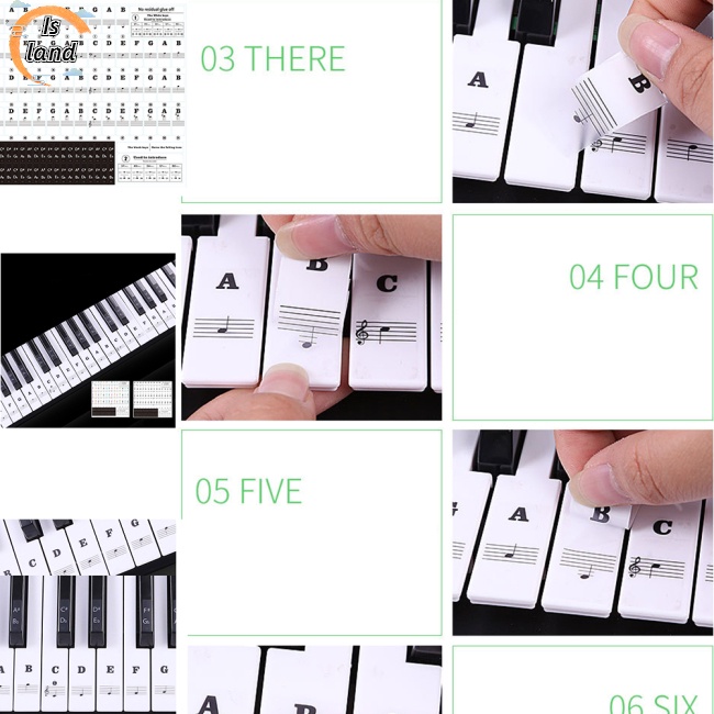 Miếng Dán Phím Đàn Piano Điện 88 Phím Trong Suốt